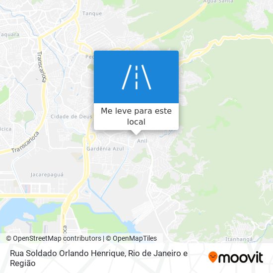 Rua Soldado Orlando Henrique mapa