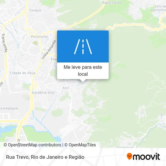 Rua Trevo mapa