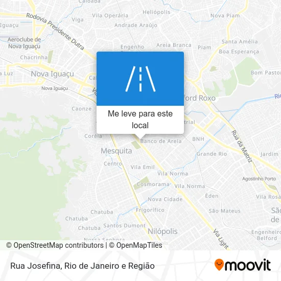 Rua Josefina mapa