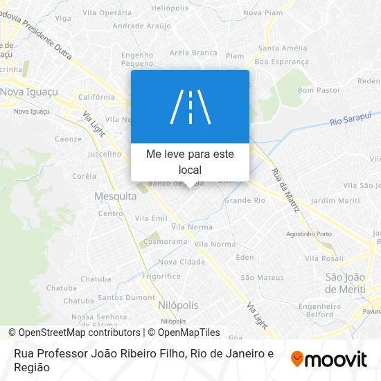 Rua Professor João Ribeiro Filho mapa