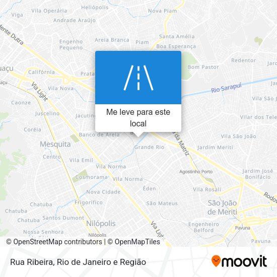 Rua Ribeira mapa