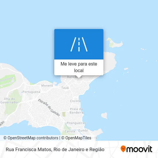 Rua Francisca Matos mapa