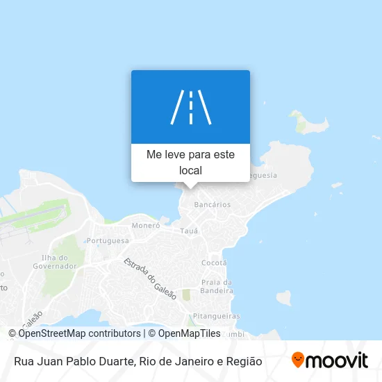 Rua Juan Pablo Duarte mapa