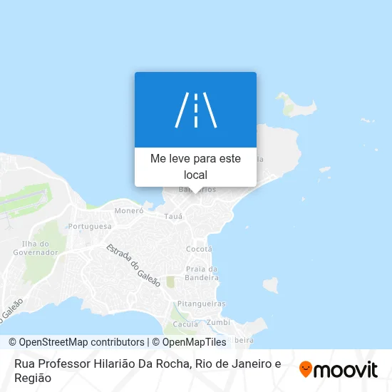 Rua Professor Hilarião Da Rocha mapa