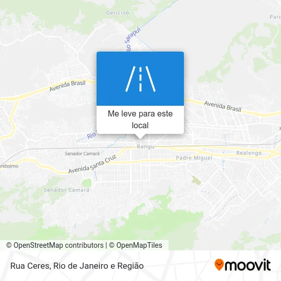Rua Ceres mapa