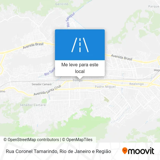 Rua Coronel Tamarindo mapa
