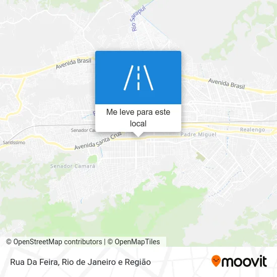 Rua Da Feira mapa