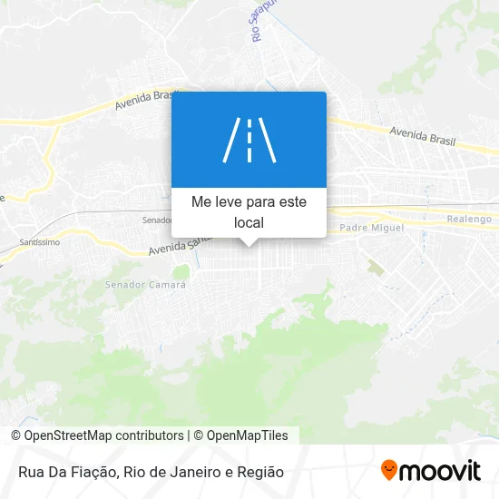 Rua Da Fiação mapa