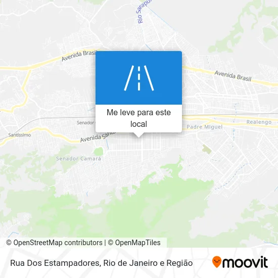 Rua Dos Estampadores mapa