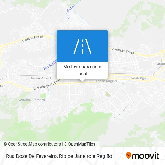 Rua Doze De Fevereiro mapa