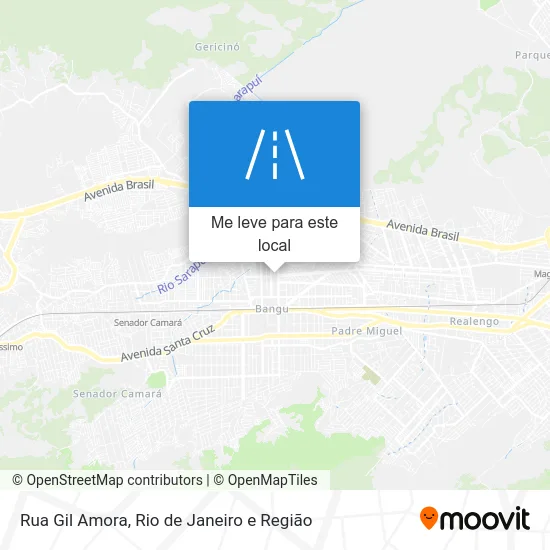 Rua Gil Amora mapa
