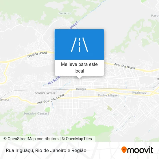 Rua Iriguaçu mapa
