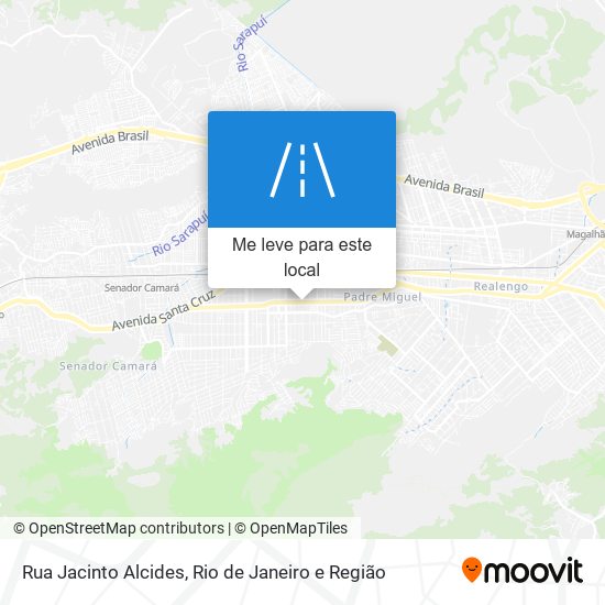 Rua Jacinto Alcides mapa
