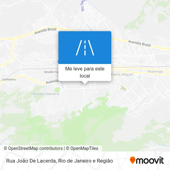 Rua João De Lacerda mapa