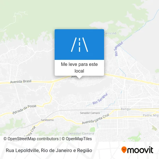 Rua Lepoldville mapa