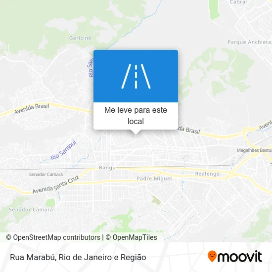 Rua Marabú mapa