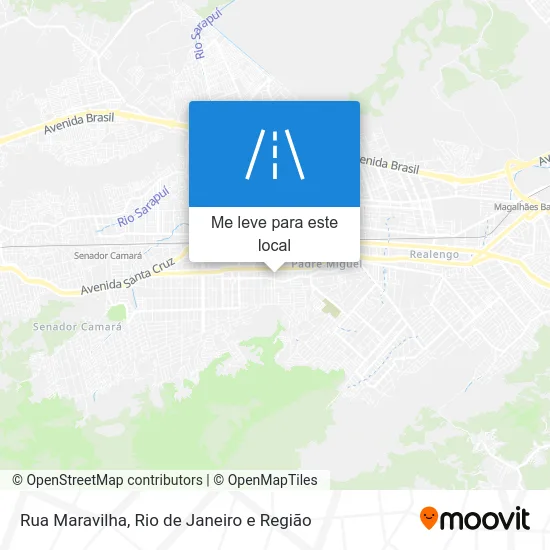 Rua Maravilha mapa