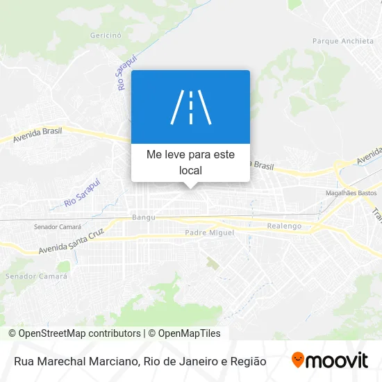 Rua Marechal Marciano mapa