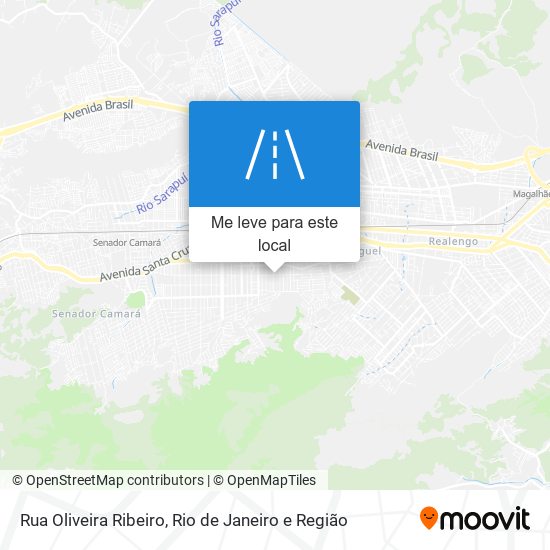 Rua Oliveira Ribeiro mapa