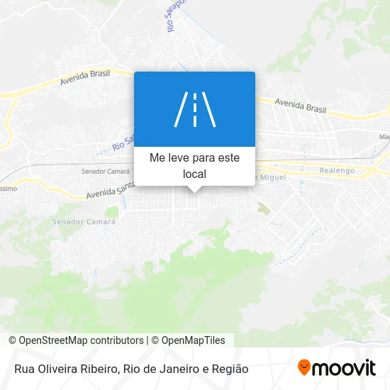 Rua Oliveira Ribeiro mapa