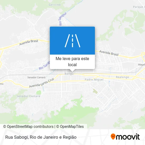 Rua Sabogi mapa