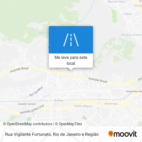 Rua Vigilante Fortunato mapa