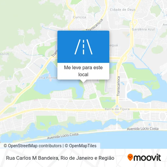 Rua Carlos M Bandeira mapa