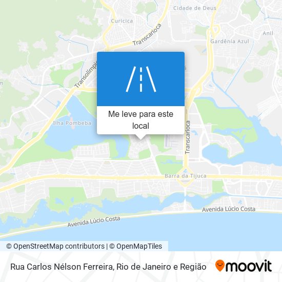 Rua Carlos Nélson Ferreira mapa