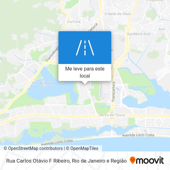 Rua Carlos Otávio F Ribeiro mapa