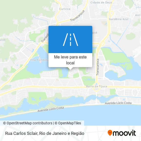 Rua Carlos Sclair mapa