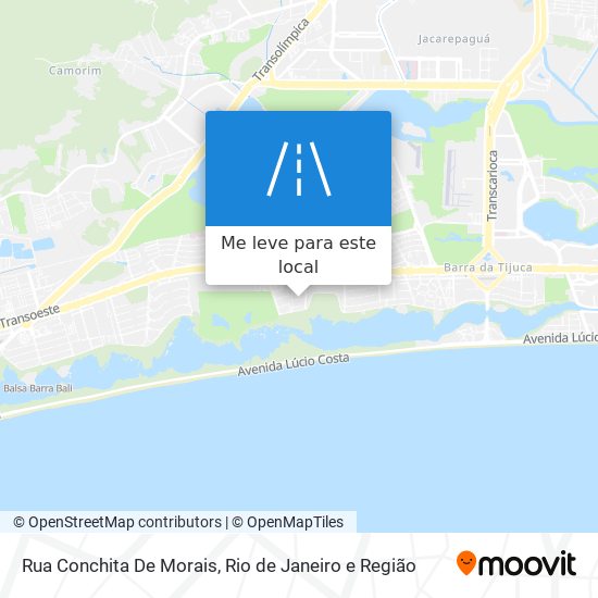 Rua Conchita De Morais mapa