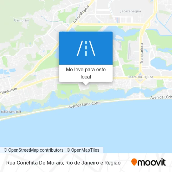 Rua Conchita De Morais mapa