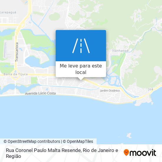 Rua Coronel Paulo Malta Resende mapa