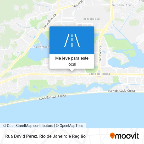 Rua David Perez mapa