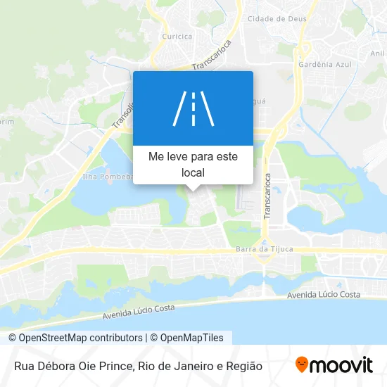 Rua Débora Oie Prince mapa