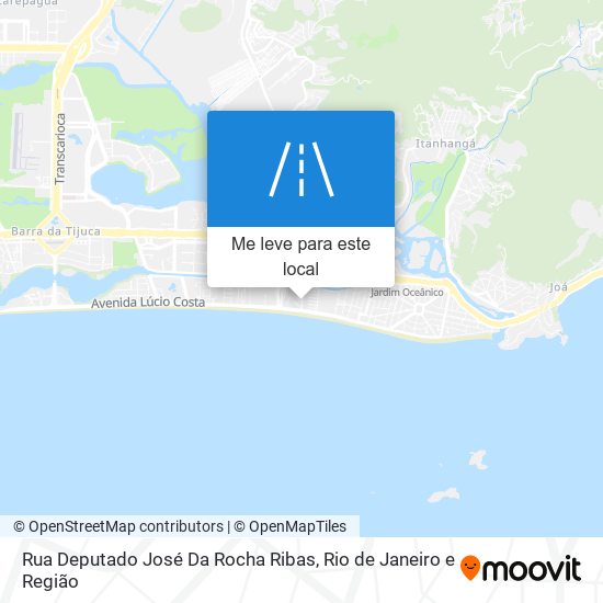 Rua Deputado José Da Rocha Ribas mapa