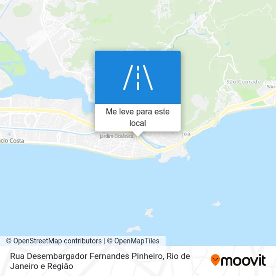 Rua Desembargador Fernandes Pinheiro mapa