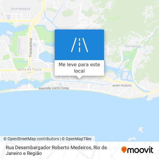 Rua Desembargador Roberto Medeiros mapa