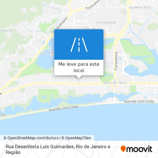 Rua Desenhista Luís Guimarães mapa