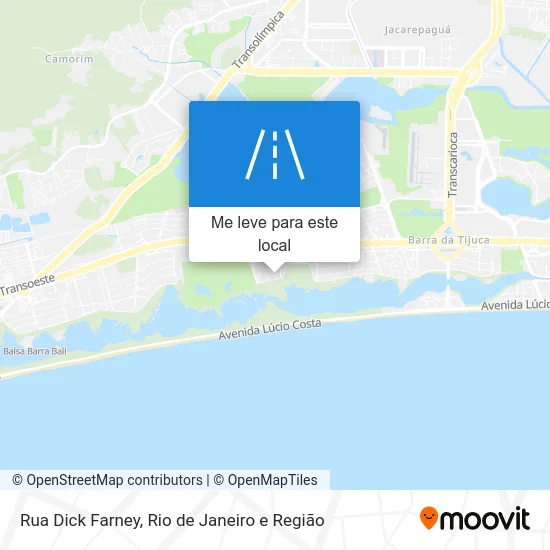 Rua Dick Farney mapa