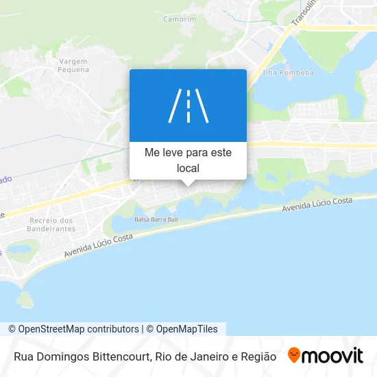 Rua Domingos Bittencourt mapa