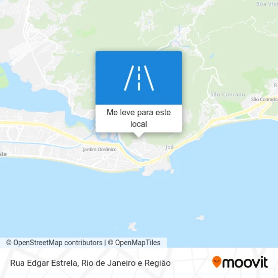 Rua Edgar Estrela mapa