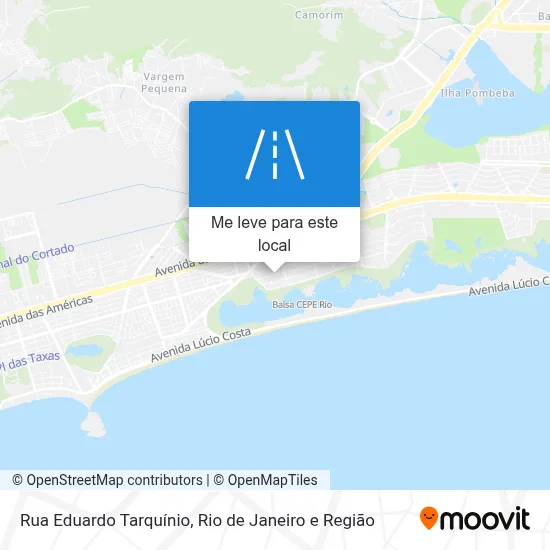 Rua Eduardo Tarquínio mapa