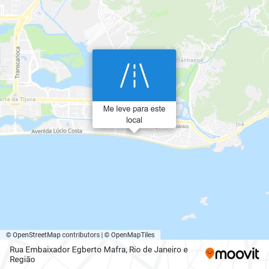 Rua Embaixador Egberto Mafra mapa