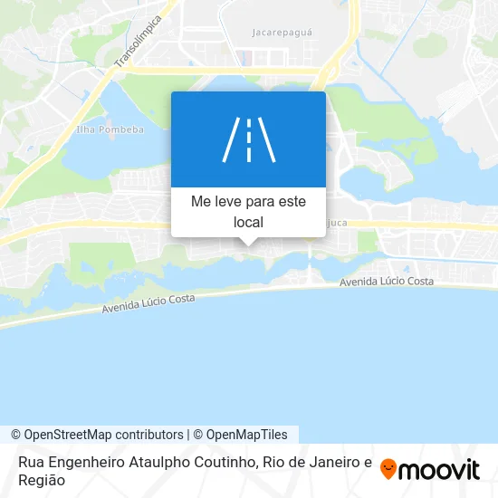 Rua Engenheiro Ataulpho Coutinho mapa