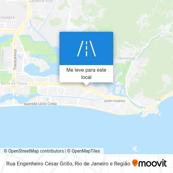 Rua Engenheiro César Grillo mapa