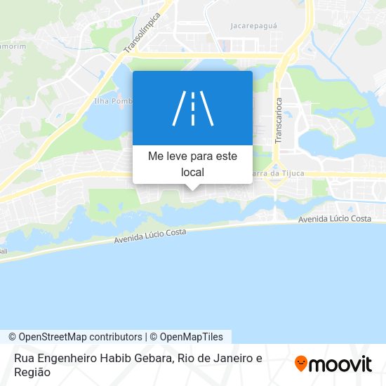 Rua Engenheiro Habib Gebara mapa