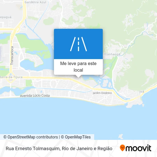 Rua Ernesto Tolmasquim mapa