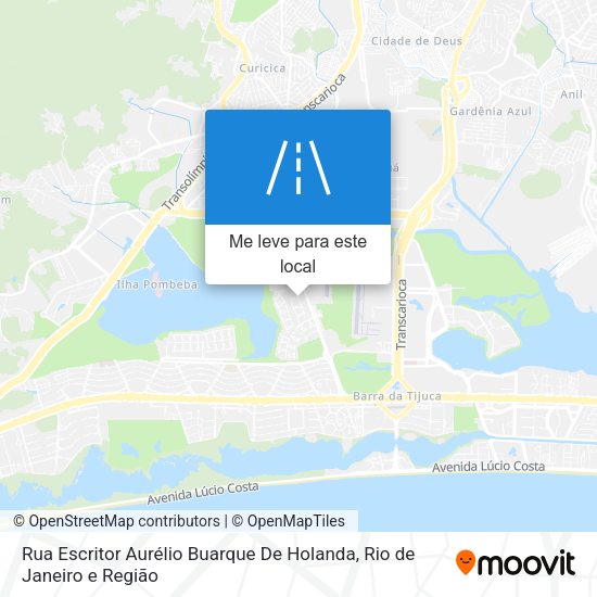 Rua Escritor Aurélio Buarque De Holanda mapa