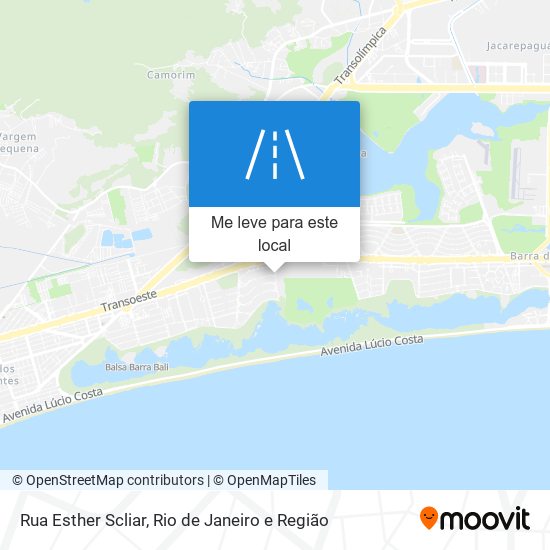 Rua Esther Scliar mapa